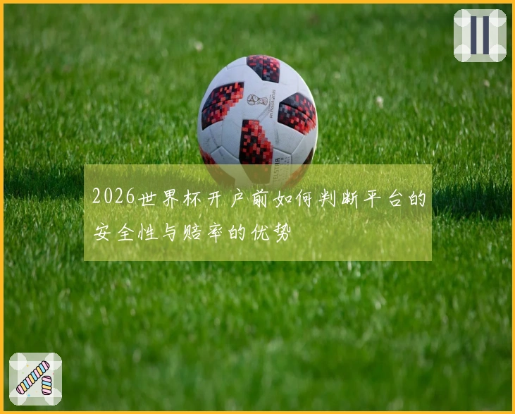 2026世界杯开户前如何判断平台的安全性与赔率的优势